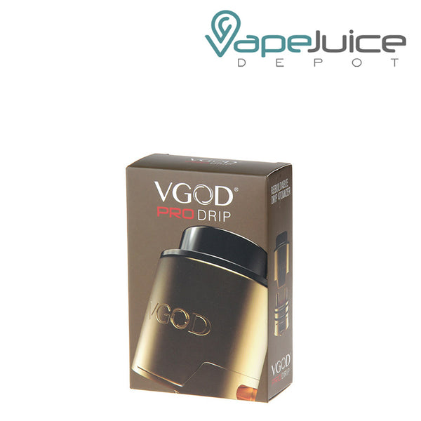 A box of Gold VGOD PRO Drip RDA - Vape Juice Depot