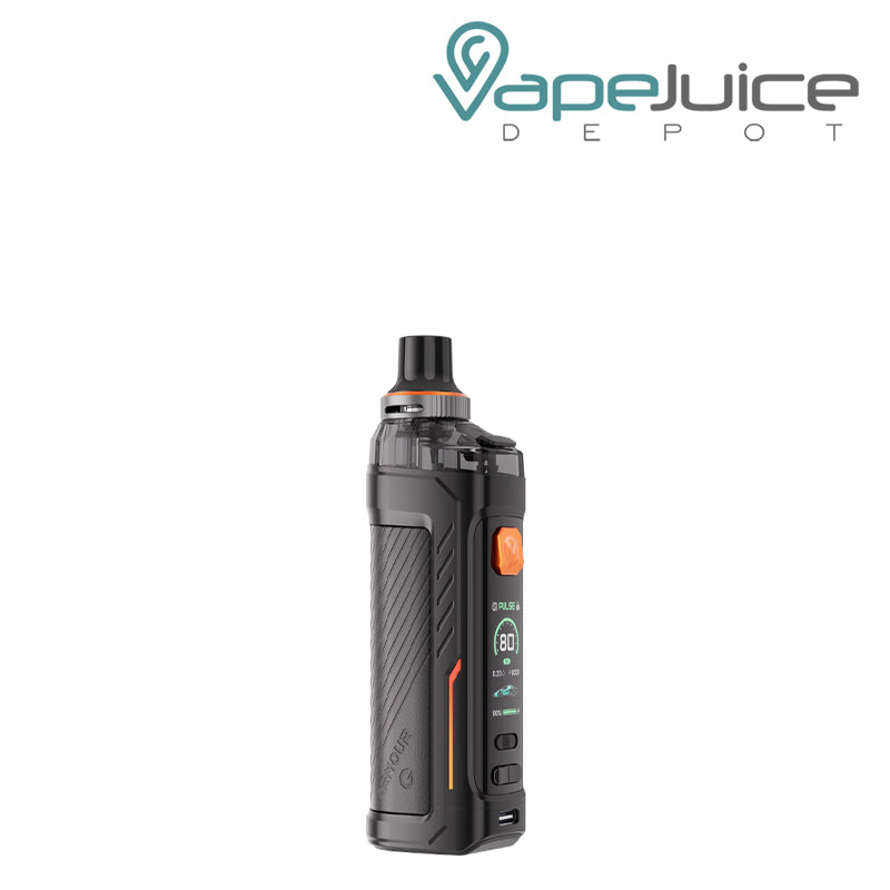 Black Vaporesso Armour G Kit with firing button and display screen - Vape Juice Depot