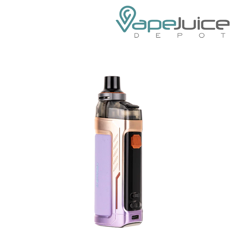 Pastel Lilac Vaporesso Armour G Kit with firing button and display screen - Vape Juice Depot