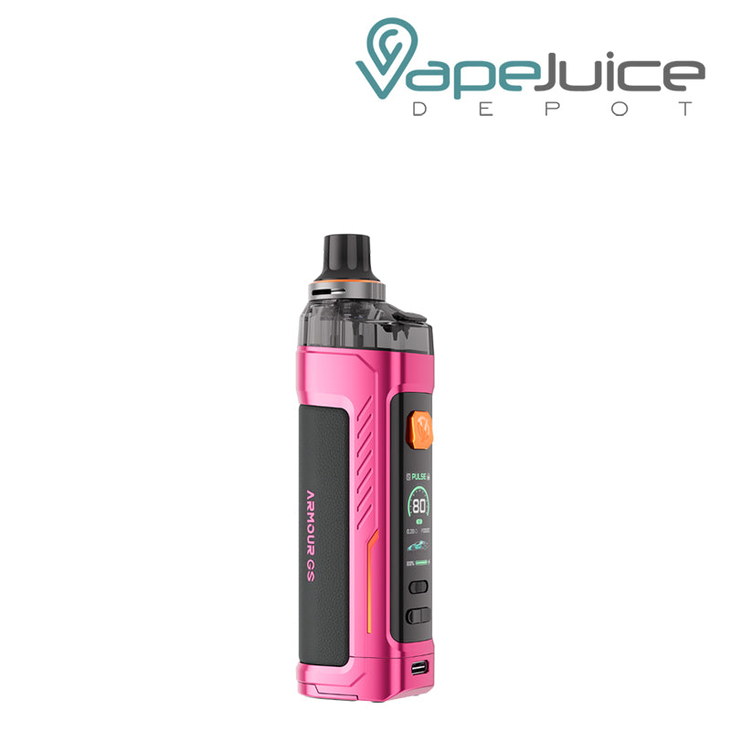 Pink Black Vaporesso Armour GS Kit with Firing button and display screen  - Vape Juice Depot