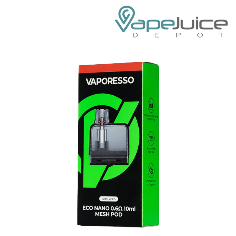 A Box of Vaporesso ECO Nano Replacement Pods 0.6ohm - Vape Juice Depot