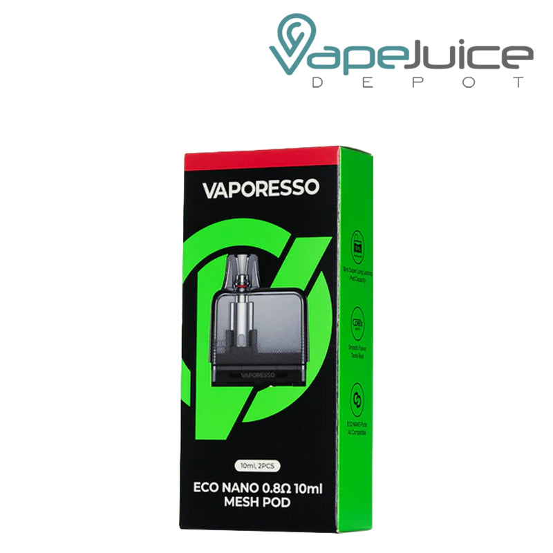A Box of Vaporesso ECO Nano Replacement Pods 0.8ohm - Vape Juice Depot