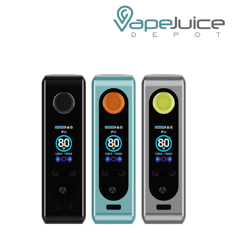 Three Colors of Vaporesso GEN SE 80W Box Mod - Vape Juice Depot