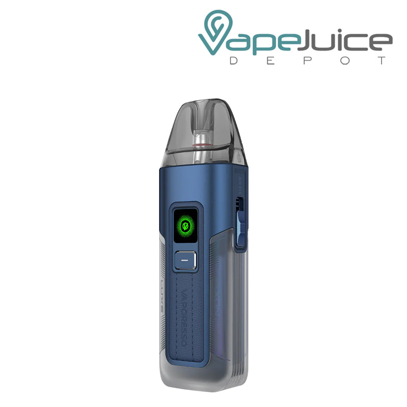 Navy Blue Vaporesso LUXE X2 Pod System with firing button - Vape Juice Depot