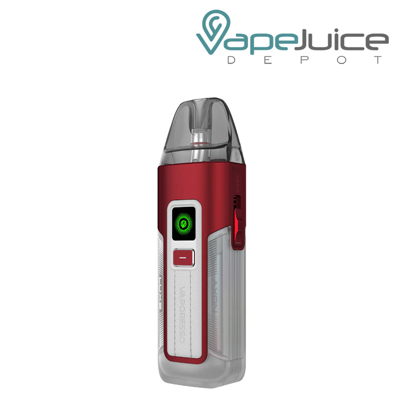 Ruby White Vaporesso LUXE X2 Pod System with firing button - Vape Juice Depot