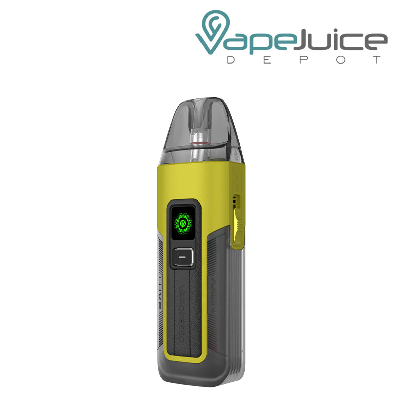 Wasp Yellow Vaporesso LUXE X2 Pod System with firing button - Vape Juice Depot