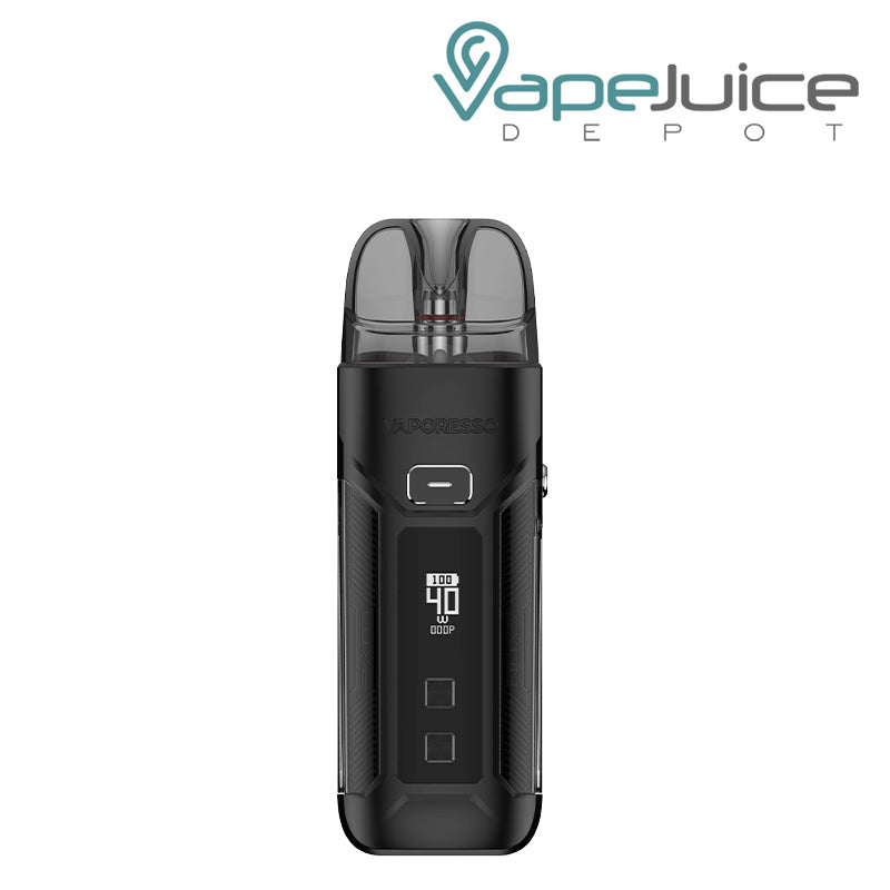 Black Vaporesso LUXE X Pro Pod Kit with OLED screen - Vape Juice Depot