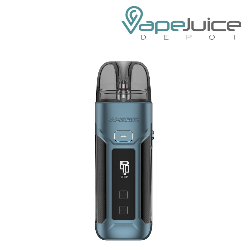 Blue Vaporesso LUXE X Pro Pod Kit with OLED screen - Vape Juice Depot