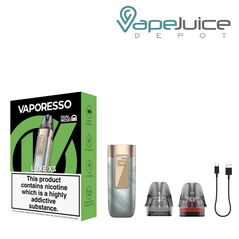 Full Vaporesso LUXE X3 Pod Kit - Vape Juice Depot