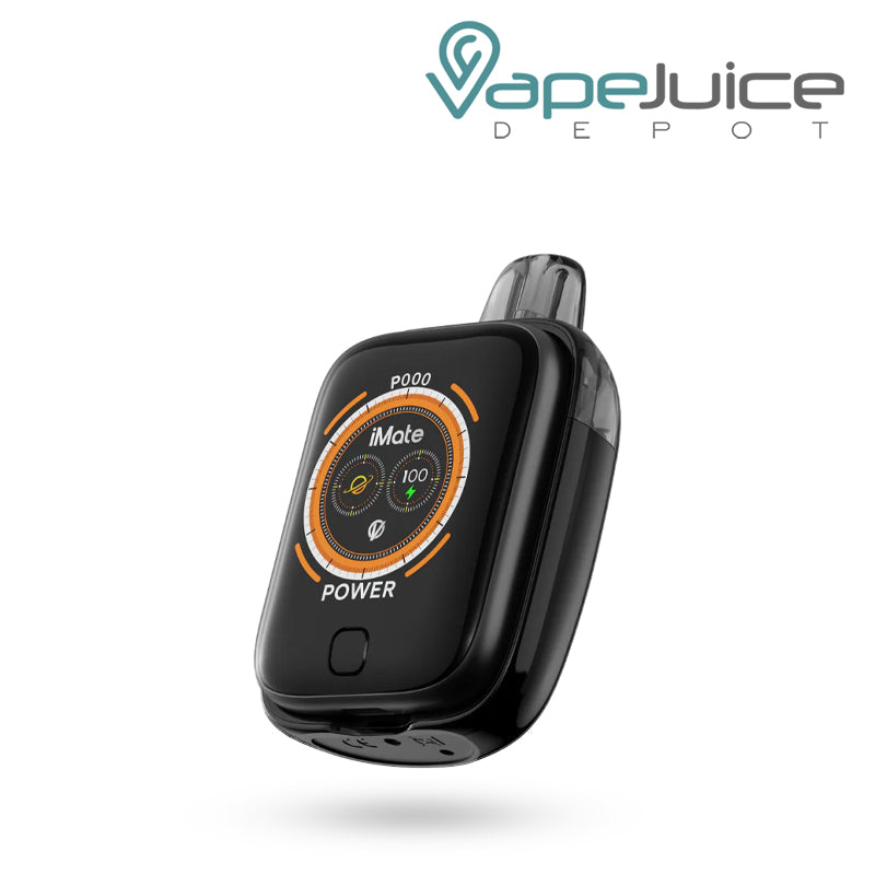 A Gray Vaporesso X Dojo iMate OS Pod Kit with display screen and firing button – Vape Juice Depot
