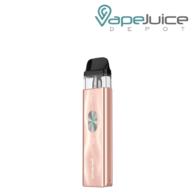 Champagne Gold Vaporesso XROS 4 Mini Pod Kit with firing button - Vape Juice Depot 