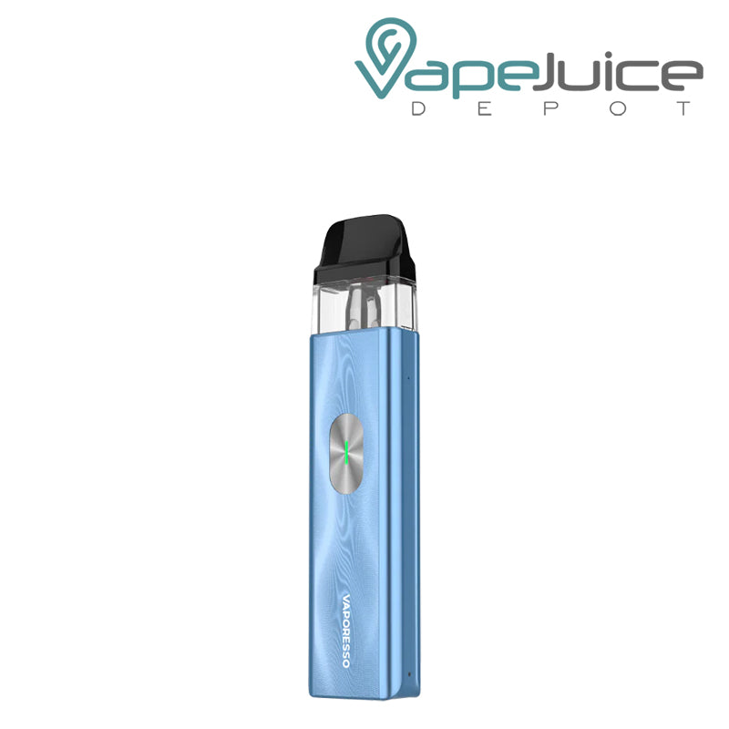 Ice Blue Vaporesso XROS 4 Mini Pod Kit with firing button - Vape Juice Depot