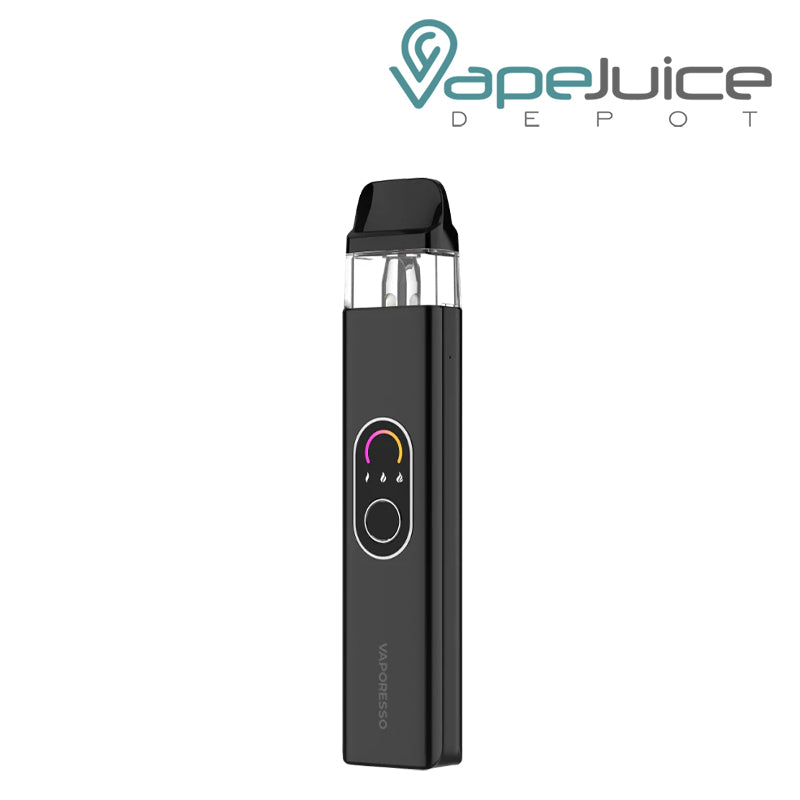 Black Vaporesso XROS 4 Pod Kit with firing button - Vape Juice Depot