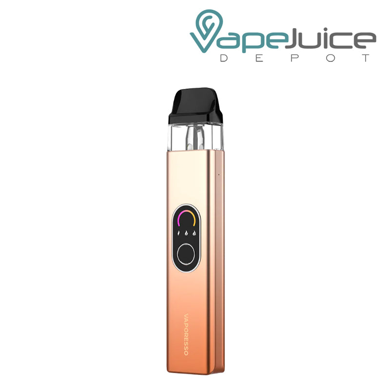 Champagne Gold Vaporesso XROS 4 Pod Kit with firing button - Vape Juice Depot