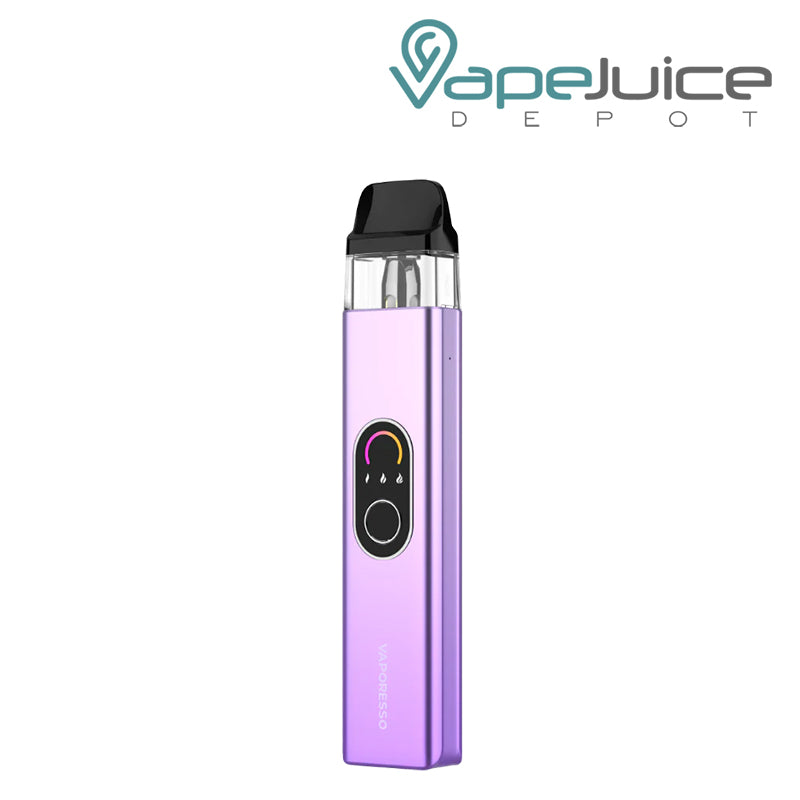 Lilac Purple Vaporesso XROS 4 Pod Kit with firing button - Vape Juice Depot