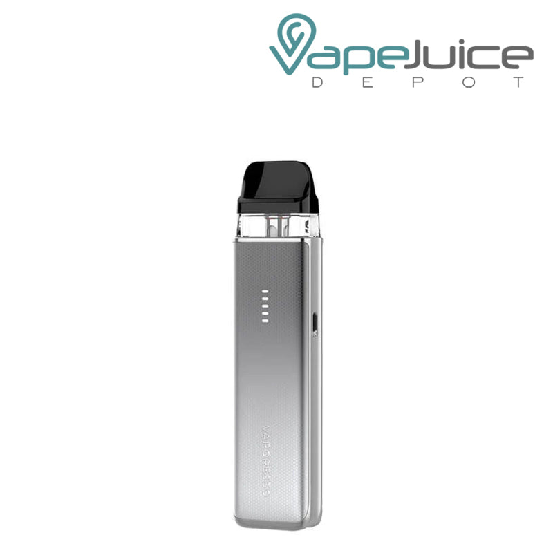 A Titanium Silver Vaporesso XROS 6 Mini Pod Kit - Vape Juice Depot