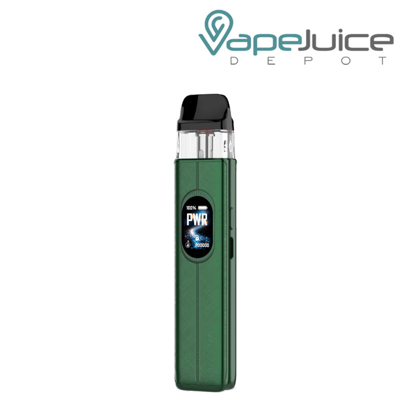 A Silk Green Vaporesso XROS 6 Pod Kit with display screen - Vape Juice Depot