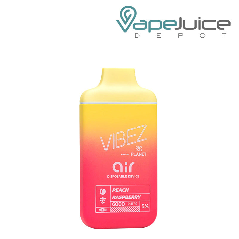 Peach Raspberry Vibez Air 6000 Disposable - Vape Juice Depot
