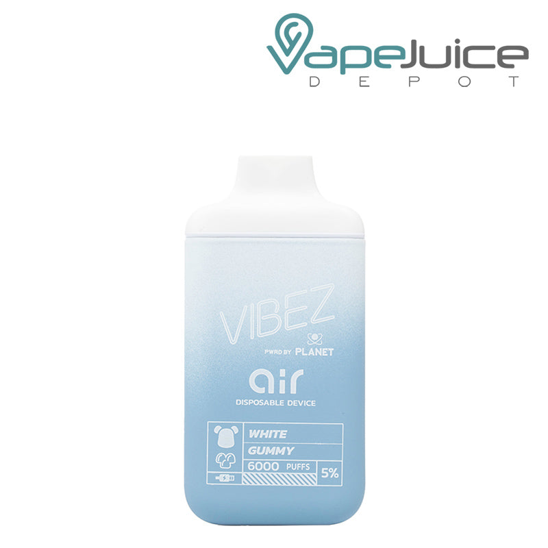 White Gummy Vibez Air 6000 Disposable - Vape Juice Depot