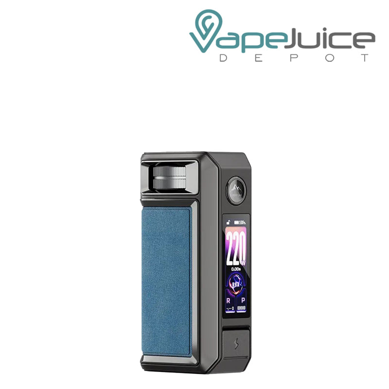 A Metal Gray VooPoo DRAG 6 Box Mod with a display screen - Vape Juice Depot
