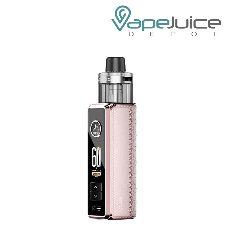 A Pink VooPoo Drag S3 pod kit with a digital display - Vape Juice Depot