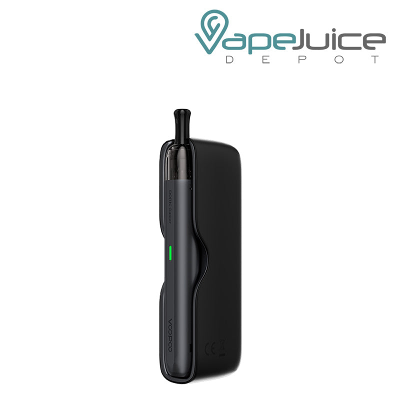 Black VooPoo Doric Galaxy Pod System Kit with LED light - Vape Juice Depot