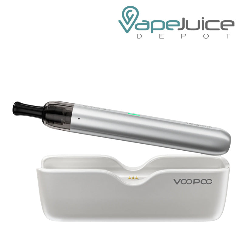 Side of VooPoo Doric Galaxy Pod System Kit with power bank - Vape Juice Depot