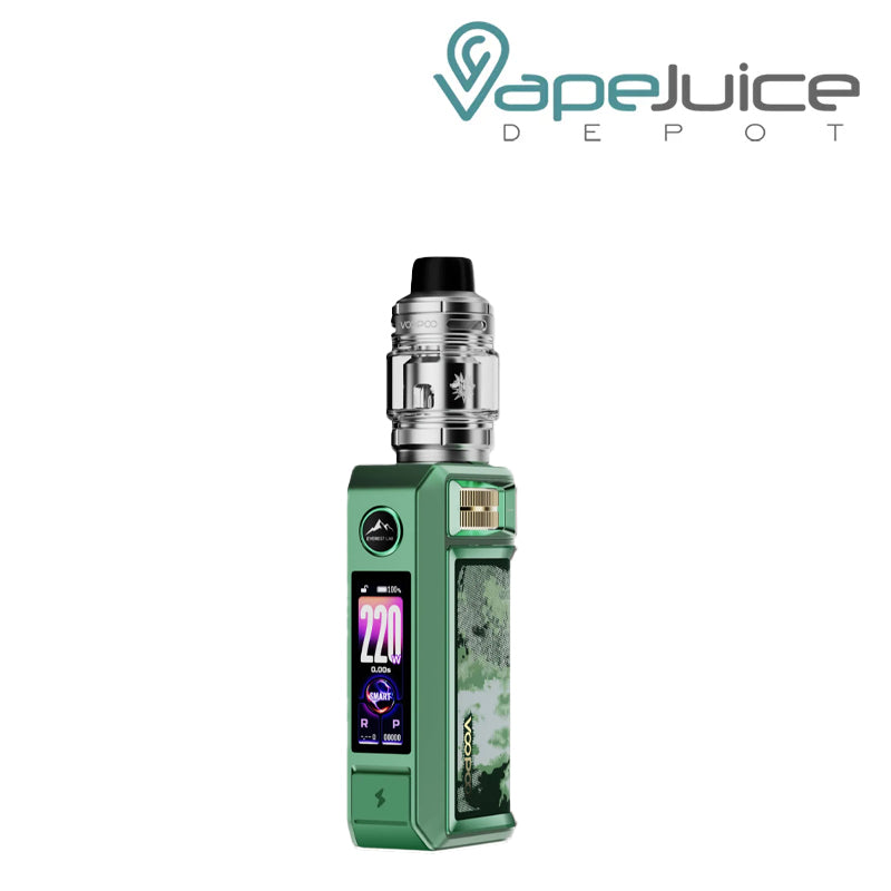 Green VooPoo DRAG 6 Box Mod Kit with display screen - Vape Juice Depot