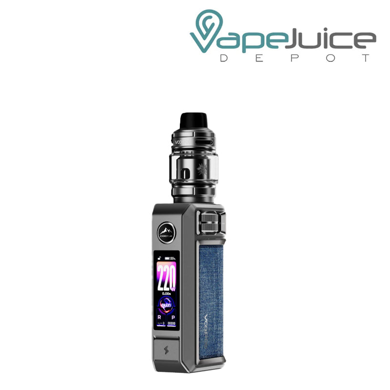 Metal Gray VooPoo DRAG 6 Box Mod Kit with display screen - Vape Juice Depot