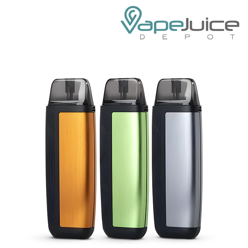 Three Colors of VooPoo Find S Pod System Kit - Vape Juice Depot