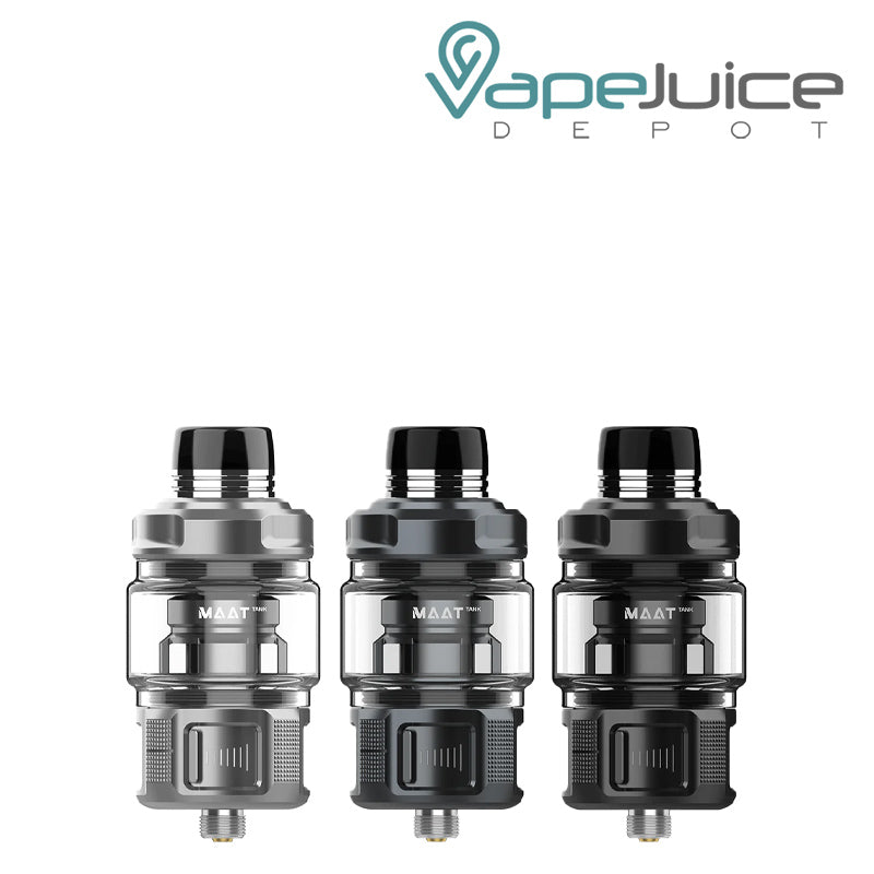 Three Colors of VooPoo MAAT Sub-Ohm Tank - Vape Juice Depot