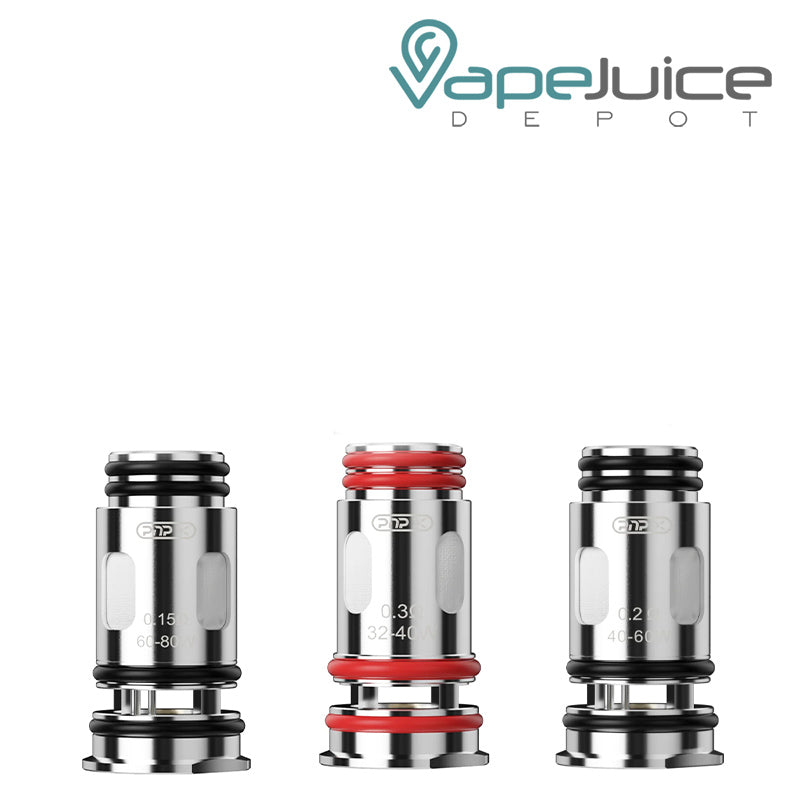 Three Coils of VooPoo PnP-X Replacement Coils - Vape Juice Depot