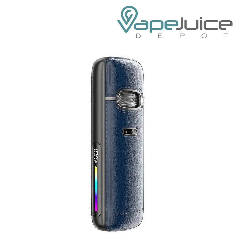 Navy Blue VooPoo VMate E2 Pod Kit with Battery level indicator and Adjustment Button - Vape Juice Depot