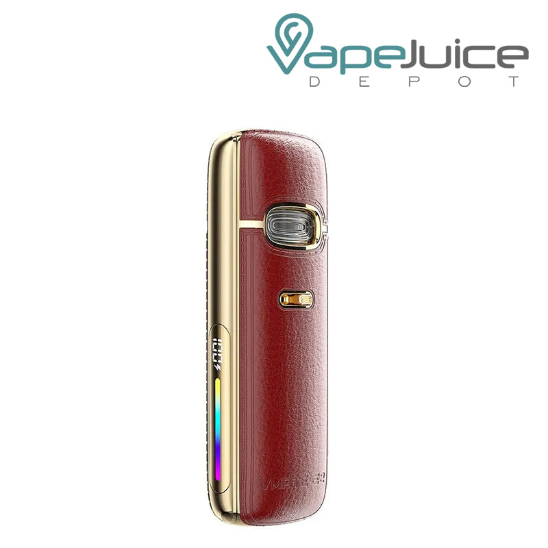 Rose Red VooPoo VMate E2 Pod Kit with Battery level indicator and Adjustment Button - Vape Juice Depot