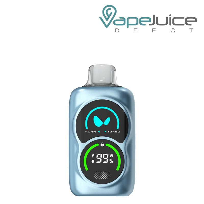 Sour Blue Razz Ice WAKA Duo 27000 Disposable with a touch screen - Vape Juice Depot