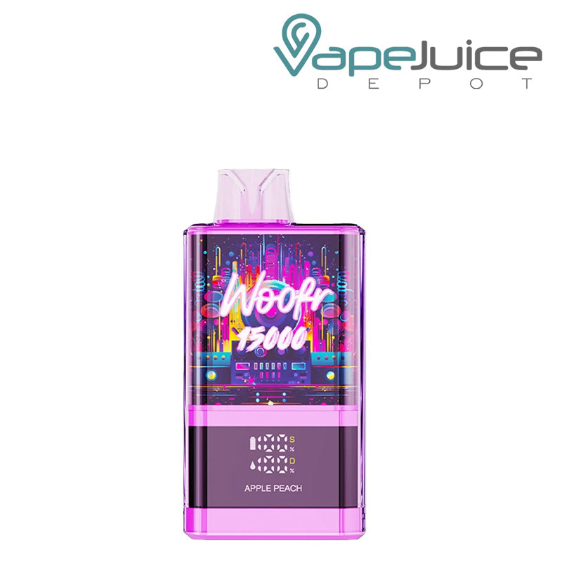 Apple Peach IJOY Woofr 15000 Disposable Vape with a Display Screen - Vape Juice Depot