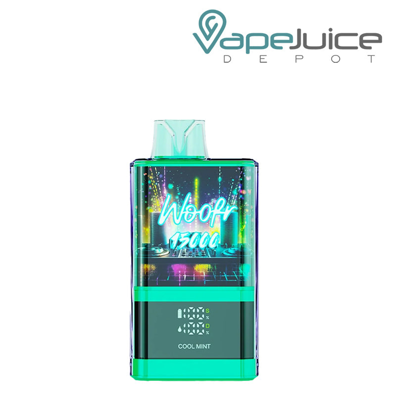 Cool Mint IJOY Woofr 15000 Disposable Vape with a Display Screen - Vape Juice Depot