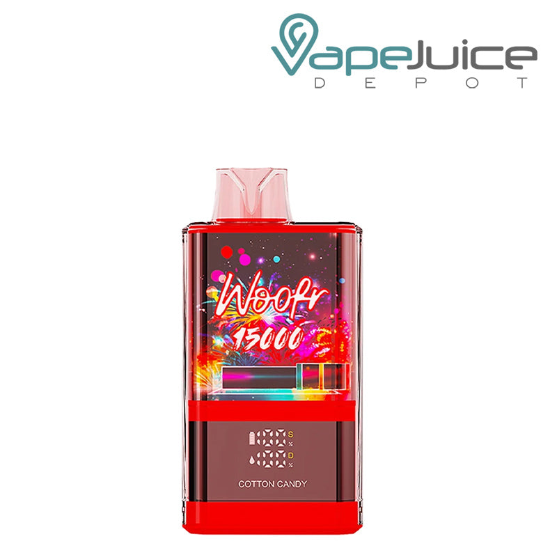 Cotton Candy IJOY Woofr 15000 Disposable Vape with a Display Screen - Vape Juice Depot