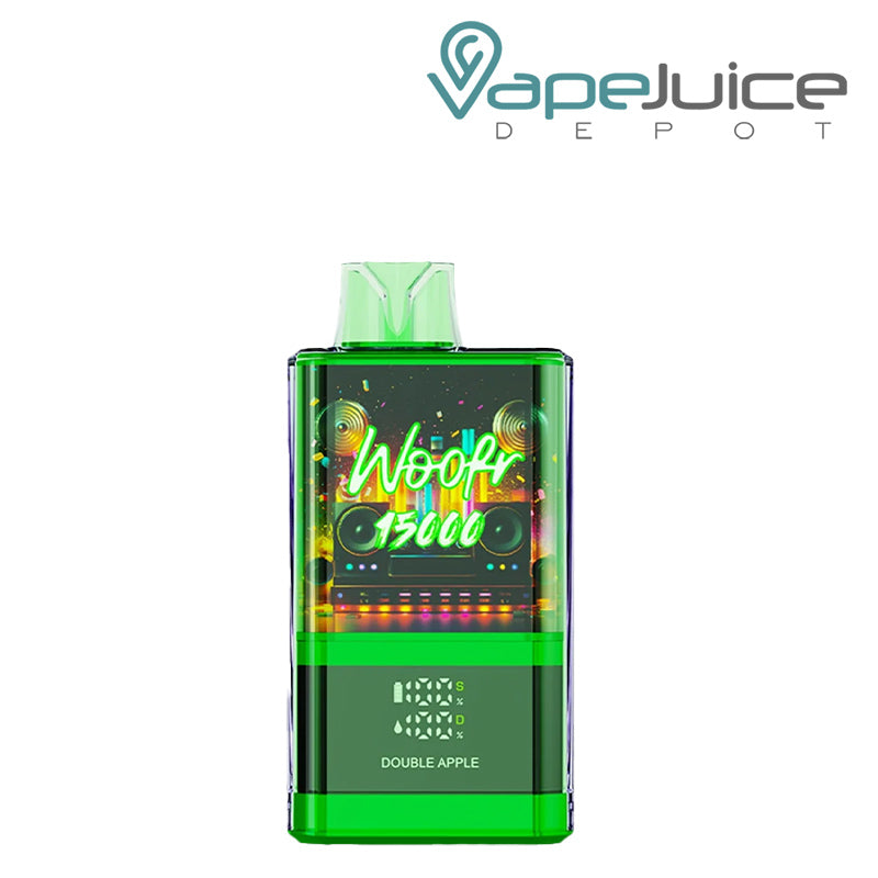 Double Apple IJOY Woofr 15000 Disposable Vape with a Display Screen - Vape Juice Depot
