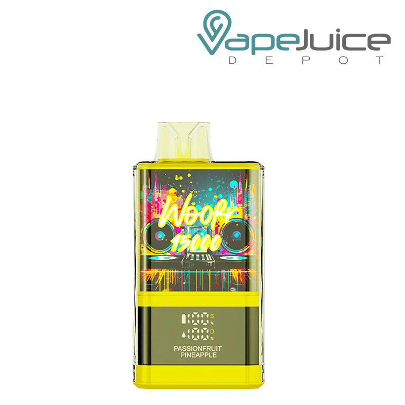 Passionfruit Pineapple IJOY Woofr 15000 Disposable Vape with a Display Screen - Vape Juice Depot