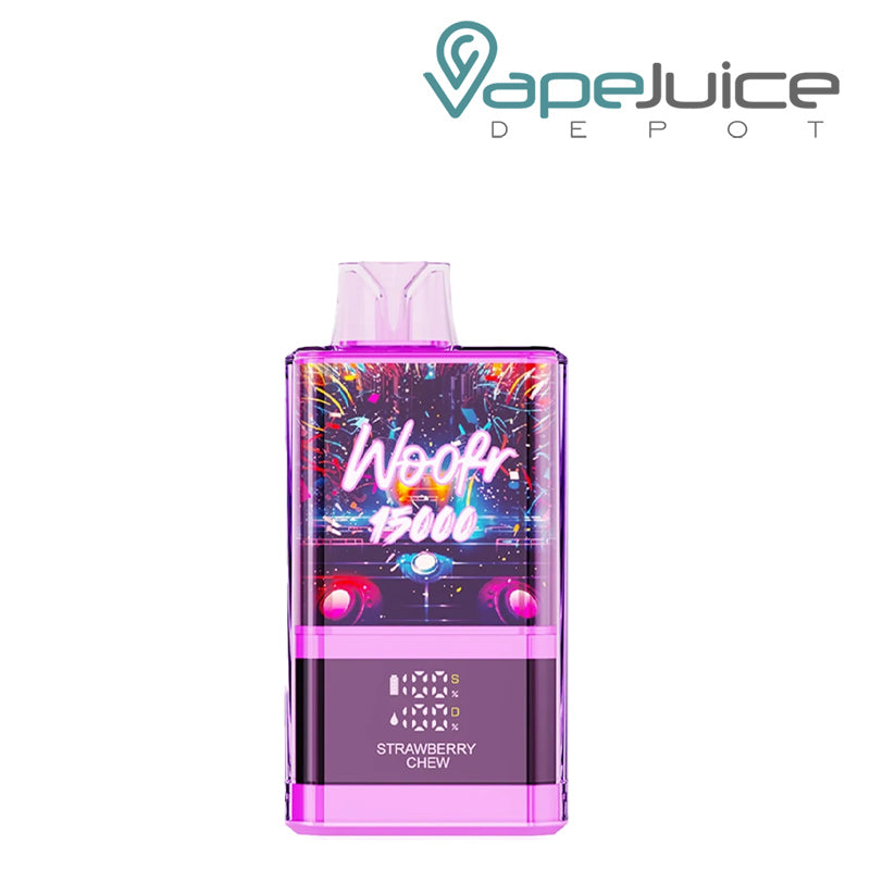 Strawberry  Chew IJOY Woofr 15000 Disposable Vape with a Display Screen - Vape Juice Depot
