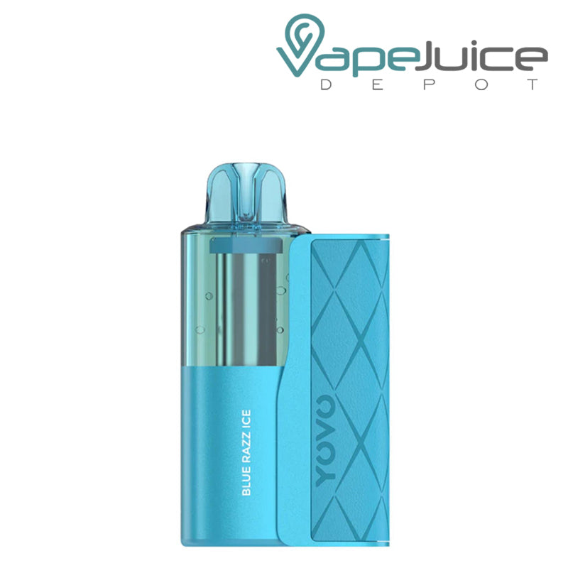 A Blue Razz Ice YOVO JB50000 Disposable Kit - Vape Juice Depot