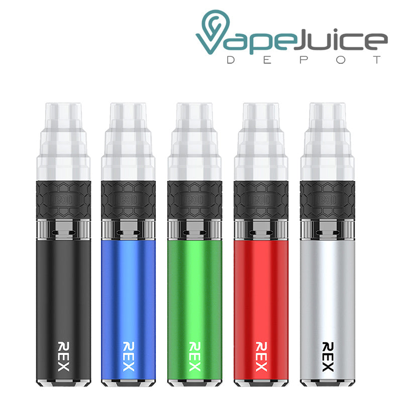 Five Colors of Yocan REX Portable Enail Vaporizer Kit - Vape Juice Depot