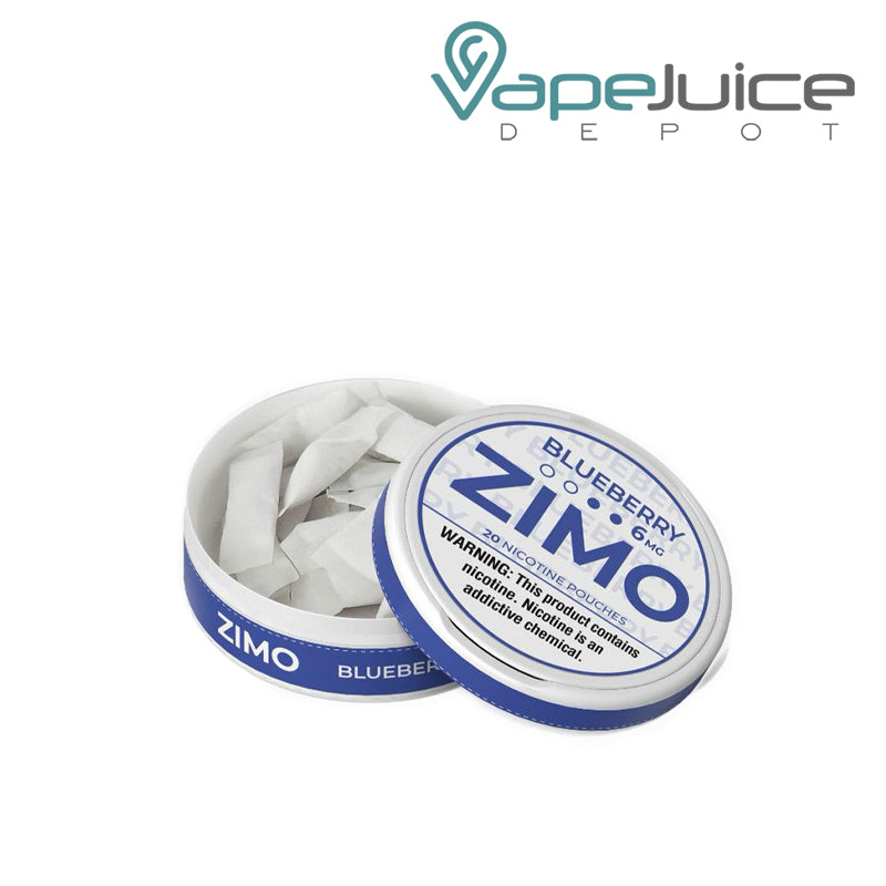 Open Blueberry Zimo Nicotine Pouches Blueberry - Vape Juice Depot