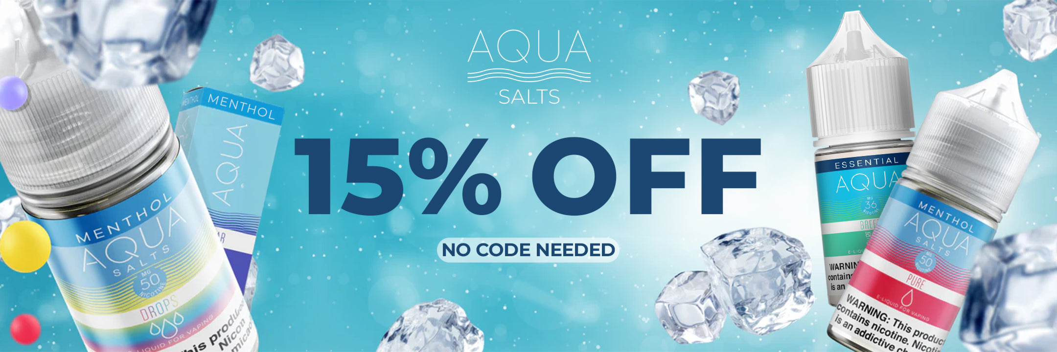 AQUA Salts 15% off