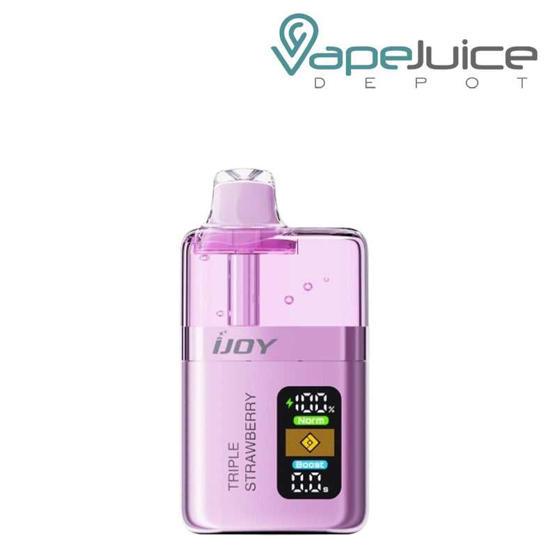 Triple Strawberry iJoy XP50000 Disposable with LED screen - Vape Juice Depot