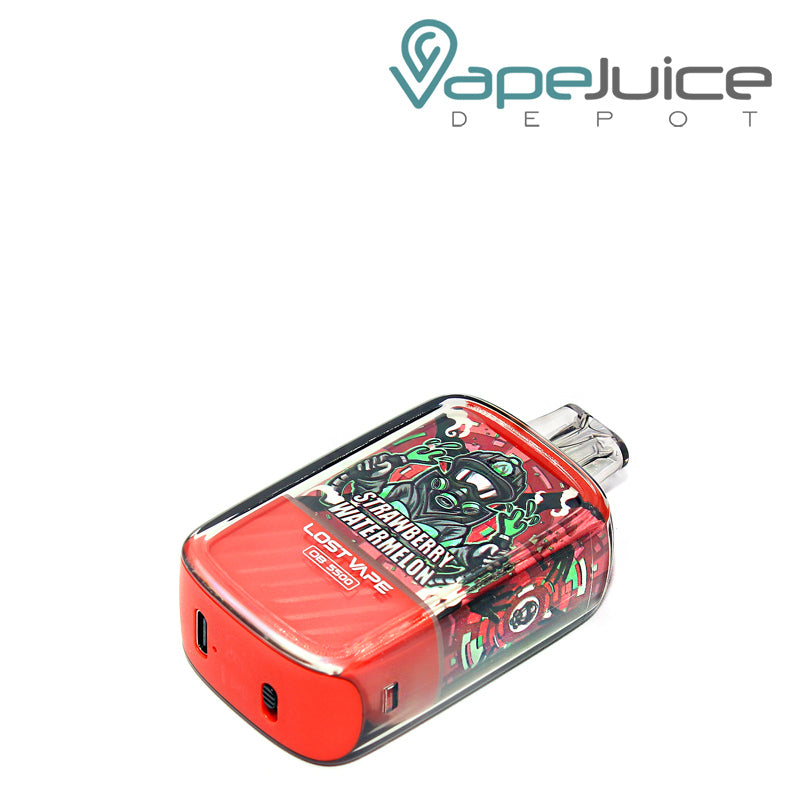 Side view of Lost Vape Orion OB5500 Disposable with USB port - Vape Juice Depot
