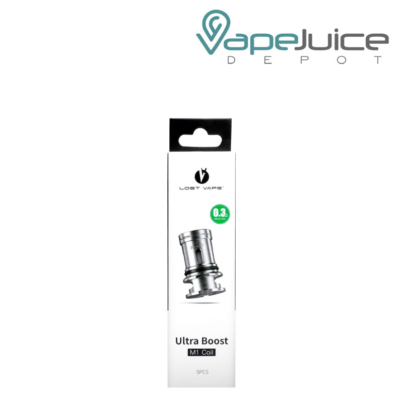 A Box of Lost Vape Ultra Boost Replacement Coils M1 - Vape Juice Depot
