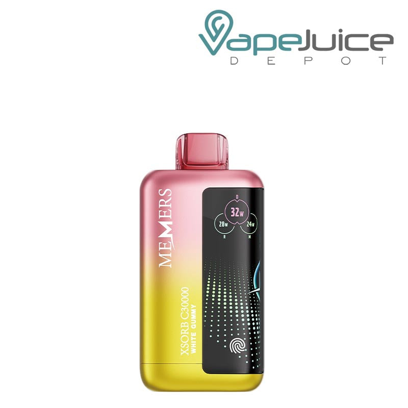 White Gummy Memers XSORB C30000 Disposable with touch screen - Vape Juice Depot