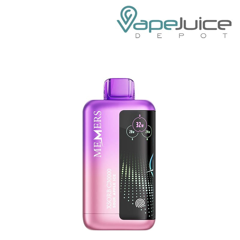 Sour Apple Ice Memers XSORB C30000 Disposable with touch screen - Vape Juice Depot
